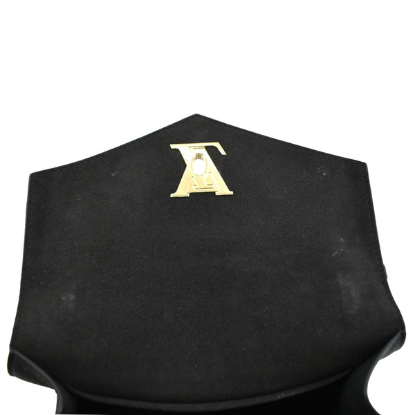 LOUIS VUITTON Mylockme Calf Leather Chain Shoulder Bag Creme