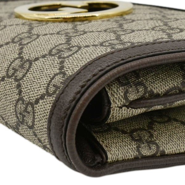 GUCCI Mini Blondie GG Supreme Canvas Belt Bag Beige 703807