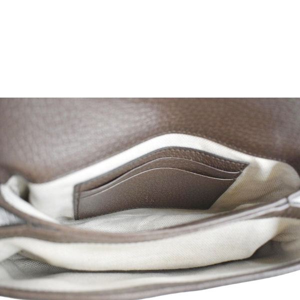 GUCCI Mini Blondie GG Supreme Canvas Belt Bag Beige 703807