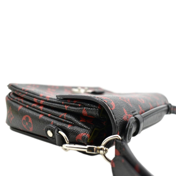 LOUIS VUITTON Metis Pochette Monogram Infrarouge Crossbody Bag Glossy Red