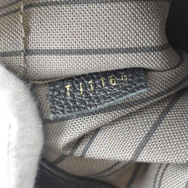 LOUIS VUITTON Montaigne MM Monogram Empreinte Satchel Shoulder Bag Black