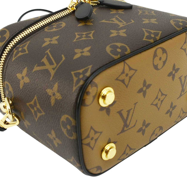 LOUIS VUITTON Vanity PM Monogram Reverse Canvas Crossbody Bag Brown