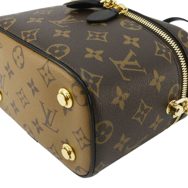 LOUIS VUITTON Vanity PM Monogram Reverse Canvas Crossbody Bag Brown