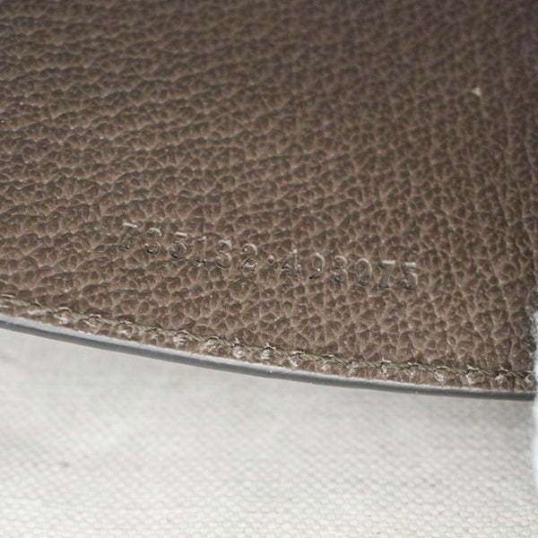 GUCCI Ophidia Web Small GG Supreme Canvas Shoulder Bag Beige 735132