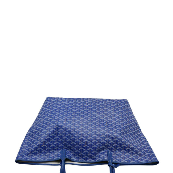 GOYARD Canvas Tote Bag Blue upper look
