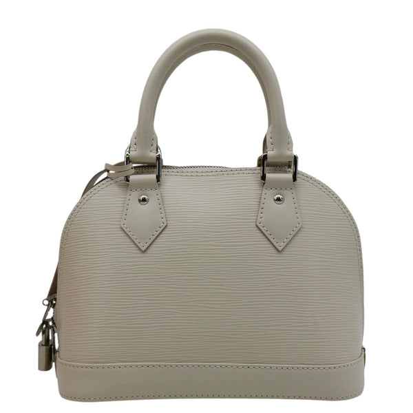 LOUIS VUITTON Alma BB Crossbody Bag Cream back look