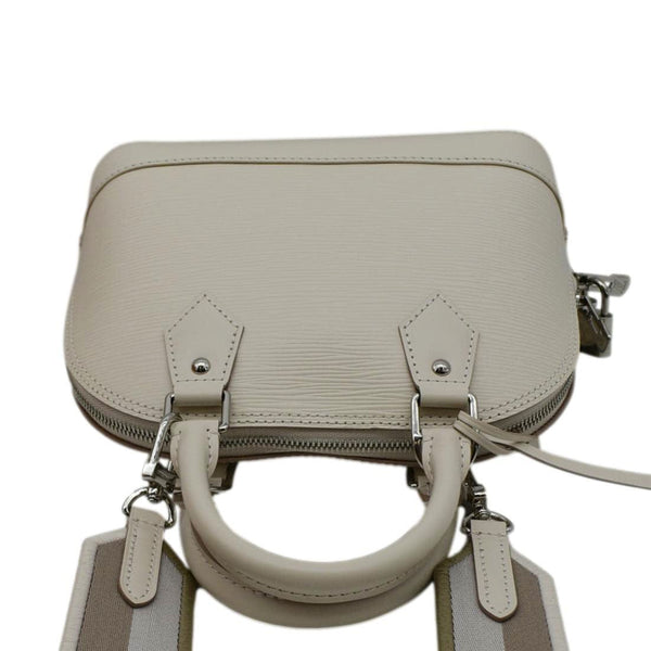 LOUIS VUITTON Alma BB Crossbody Bag Cream upper look