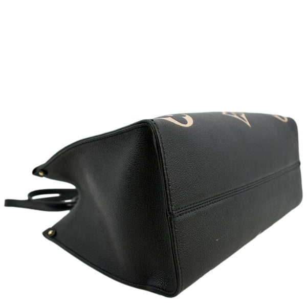 LOUIS VUITTON Onthego MM Giant Monogram Leather Tote Shoulder Bag Bicolor