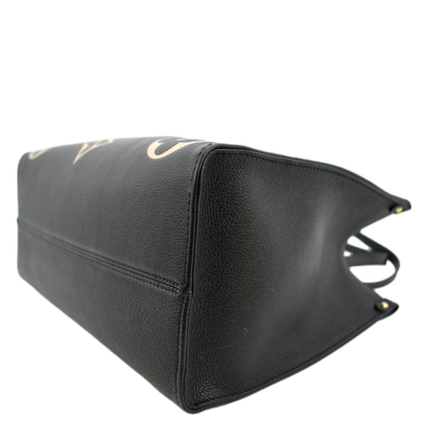 LOUIS VUITTON Onthego MM Giant Monogram Leather Tote Shoulder Bag Bicolor