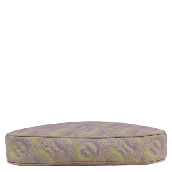 LOUIS VUITTON Pochette Summer Stardust Monogram Empreinte Leather Shoulder Bag Pink