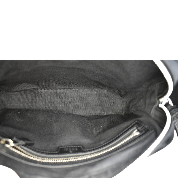 GUCCI jumbo GG Canvas Messenger Bag Black 675891