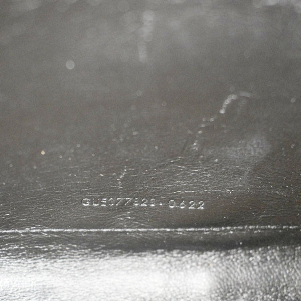 YVES SAINT LAURENT Cassandre Leather Chain Crossbody Bag Brown