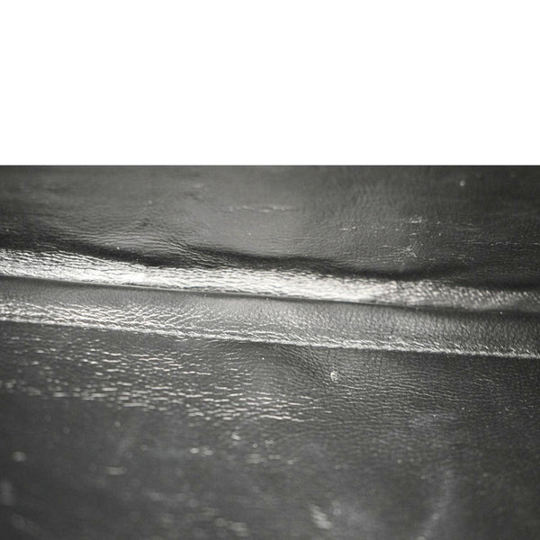 YVES SAINT LAURENT Cassandre Leather Chain Crossbody Bag Brown