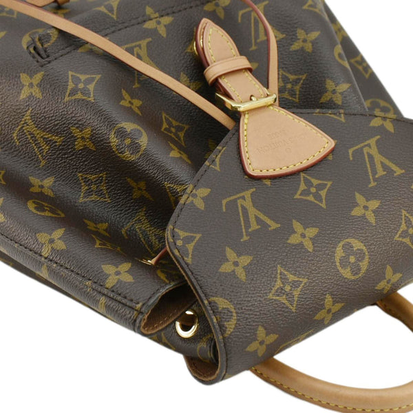LOUIS VUITTON Montsouris PM Monogram Canvas Backpack Brown