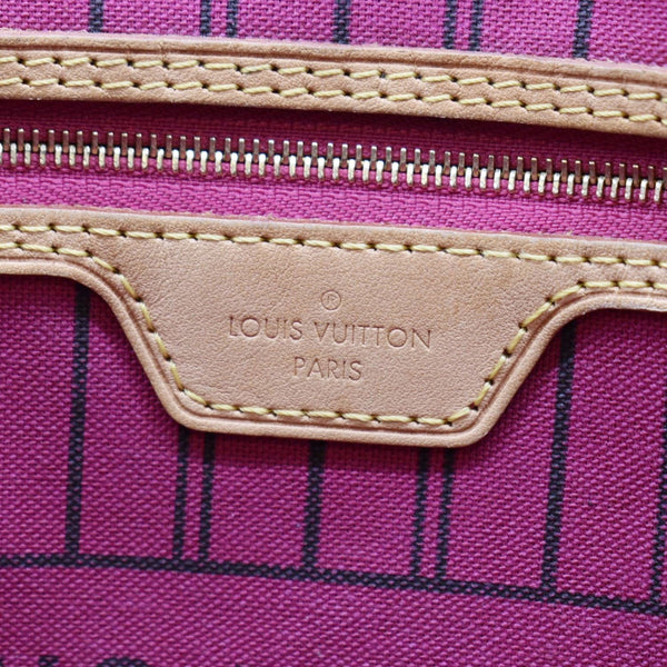 LOUIS VUITTON Neverfull MM Monogram Canvas Tote Bag Brown