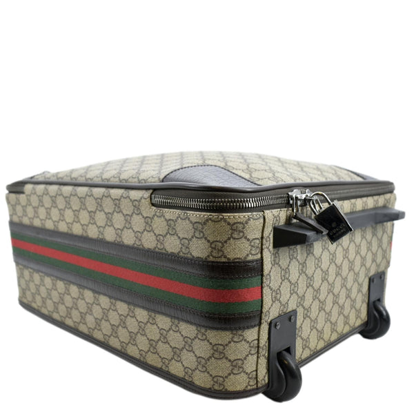 GUCCI GG Supreme Suitcase Travel Bag Beige 131170