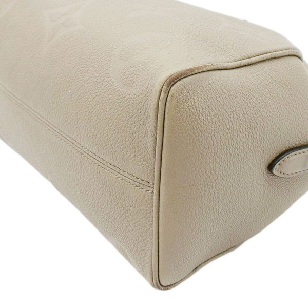 LOUIS VUITTON Speedy 25 Bandouliere Monogram Empreinte Shoulder Bag Beige