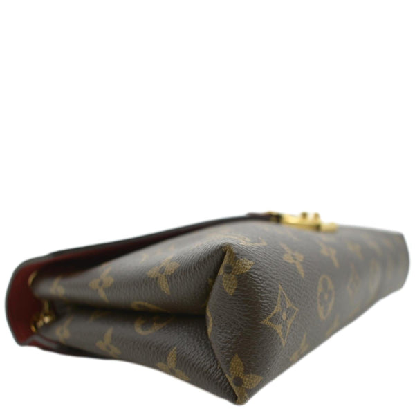 LOUIS VUITTON Pallas Chain Monogram Canvas Crossbody Bag Cherry