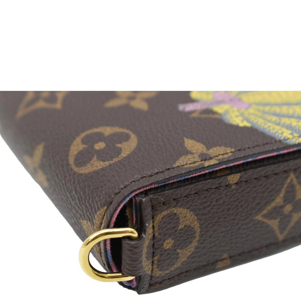 LOUIS VUITTON LV x YK Monogram Pumpkin Pochette Felicie Shoulder Bag Multicolor