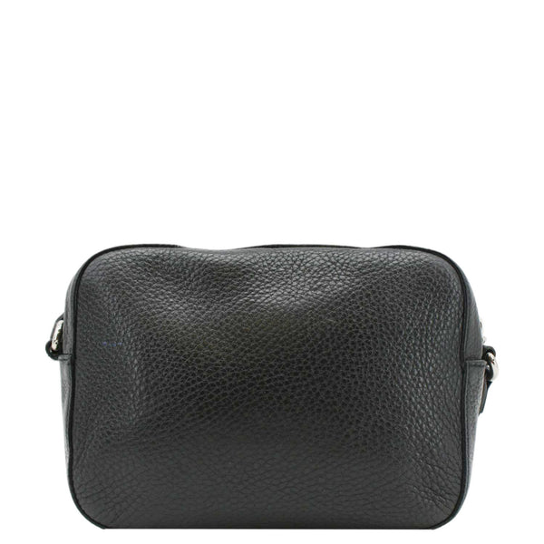 GUCCI Soho Disco Studded Leather Crossbody Bag Black 308364