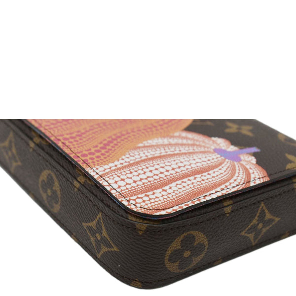 LOUIS VUITTON LV x YK Monogram Pumpkin Pochette Felicie Shoulder Bag Multicolor