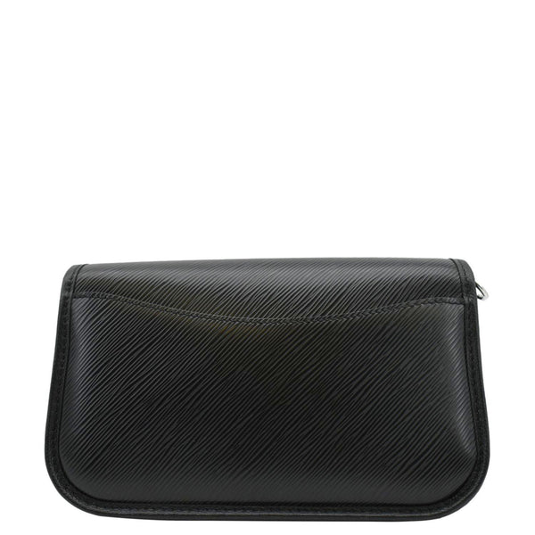 LOUIS VUITTON Leather Shoulder Bag Black back look