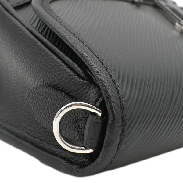 LOUIS VUITTON Leather Shoulder Bag Black upper lerft look