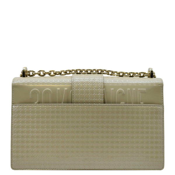 CHRISTIAN DIOR Micro Cannage 30 Crossbody Bag Light Beige back look