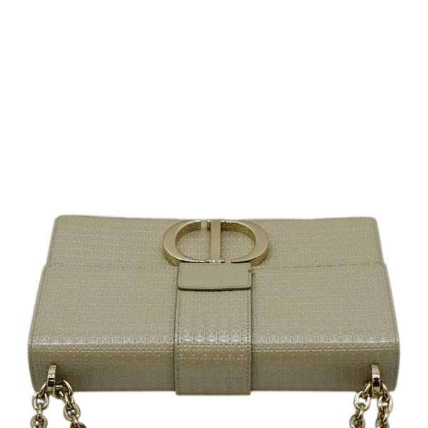 CHRISTIAN DIOR Micro Cannage 30 Crossbody Bag Light Beige uppe rlook