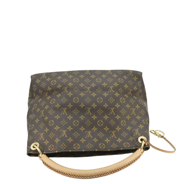 LOUIS VUITTON Artsy MM Monogram Canvas Hobo Bag Brown