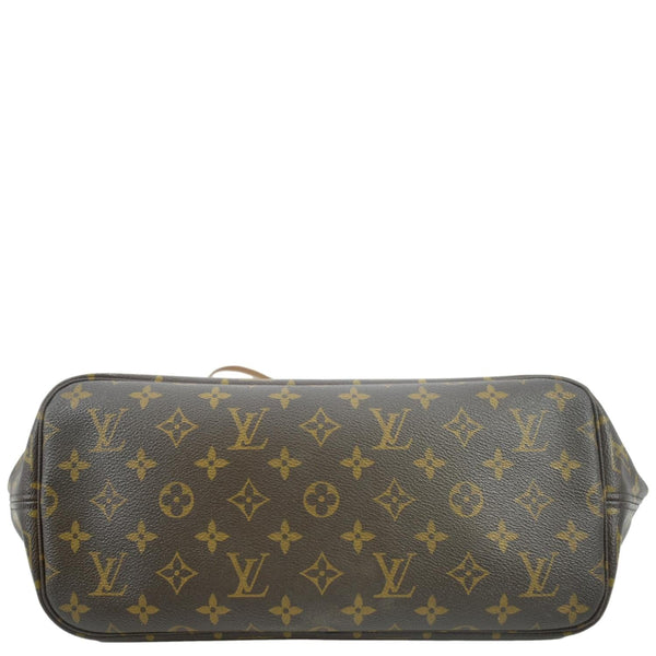 LOUIS VUITTON Limited Edition V Neverfull MM Monogram Canvas Tote Bag Turquoise