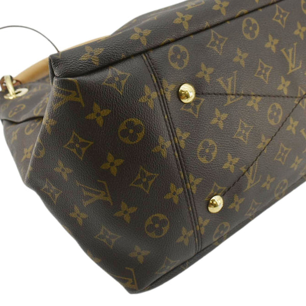 LOUIS VUITTON Artsy MM Monogram Canvas Hobo Bag Brown