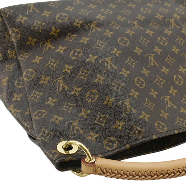 LOUIS VUITTON Artsy MM Monogram Canvas Hobo Bag Brown