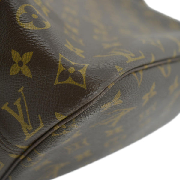 LOUIS VUITTON Limited Edition V Neverfull MM Monogram Canvas Tote Bag Turquoise