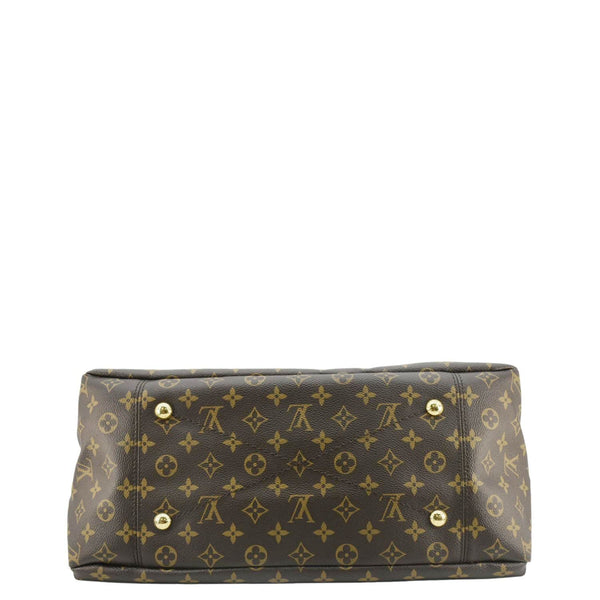 LOUIS VUITTON Artsy MM Monogram Canvas Hobo Bag Brown