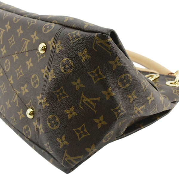 LOUIS VUITTON Artsy MM Monogram Canvas Hobo Bag Brown