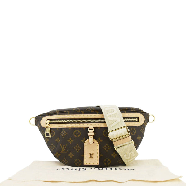 LOUIS VUITTON High Rise Monogram Canvas Bumbag Brown