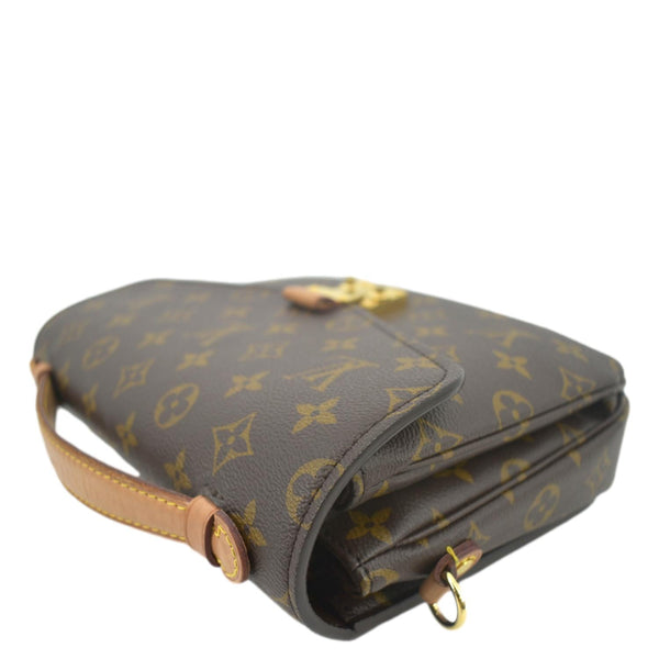 LOUIS VUITTON Metis Pochette Monogram Canvas Crossbody Bag Brown