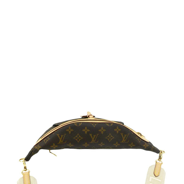 LOUIS VUITTON High Rise Monogram Canvas Bumbag Brown