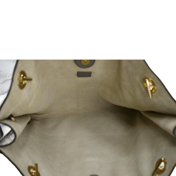 GUCCI Rajah Large Snakeskin Leather Tote Bag 537219