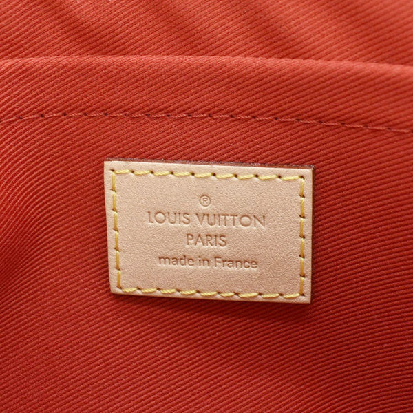 LOUIS VUITTON Monogram Canvas Wristlet Pouch Brown