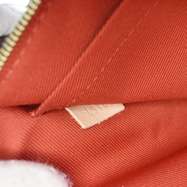 LOUIS VUITTON Monogram Canvas Wristlet Pouch Brown