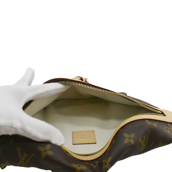 LOUIS VUITTON High Rise Monogram Canvas Bumbag Brown