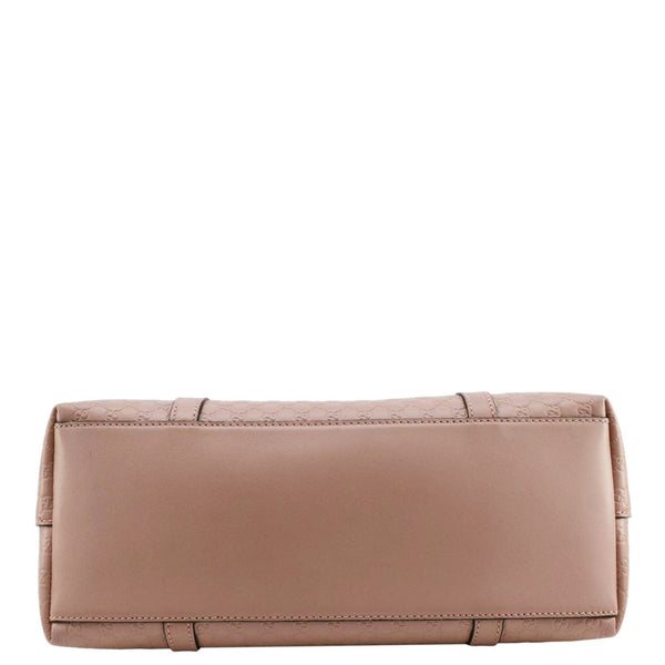 GUCCI Convertible GG Microguccissima Leather Satchel Bag Dusty Pink 449656