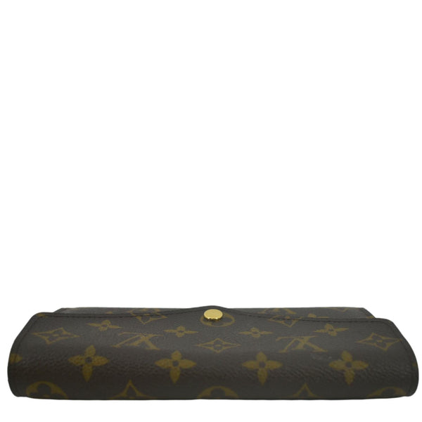 LOUIS VUITTON Sarah Monogram Canvas Wallet Brown