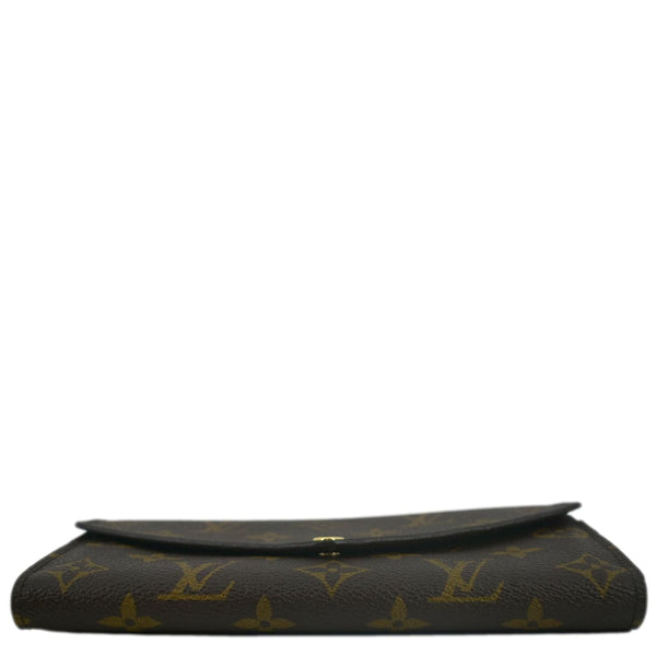 LOUIS VUITTON Sarah Monogram Canvas Wallet Brown