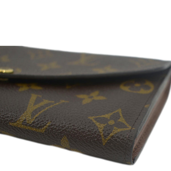 LOUIS VUITTON Sarah Monogram Canvas Wallet Brown