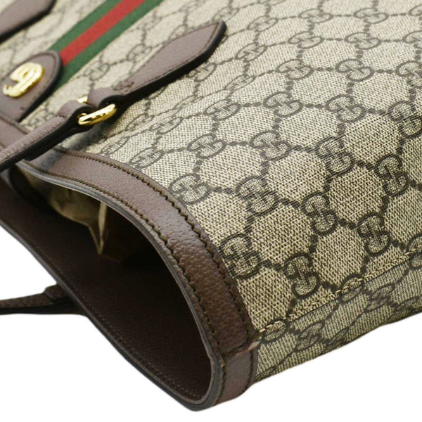 GUCCI Ophidia Medium GG Tote Bag Beig corner look