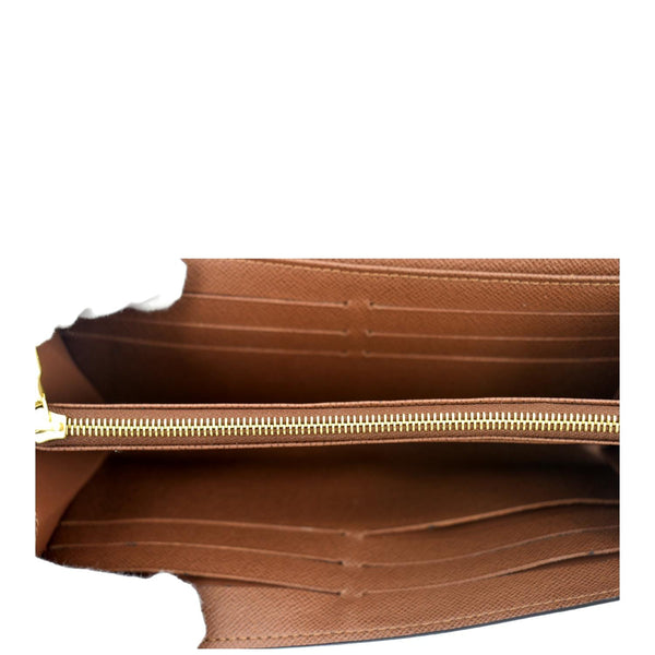 LOUIS VUITTON Sarah Monogram Canvas Wallet Brown