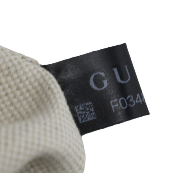 GUCCI Jackie 1961 Small Leather Shoulder Bag White 636706